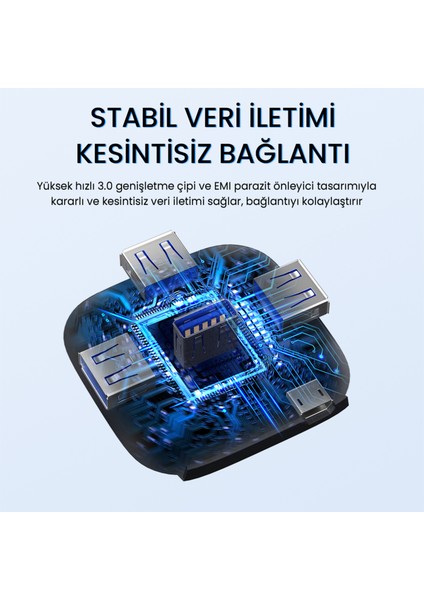 4 Portlu Type-C to USB 3.0 Çoklayıcı Hub fiyatları