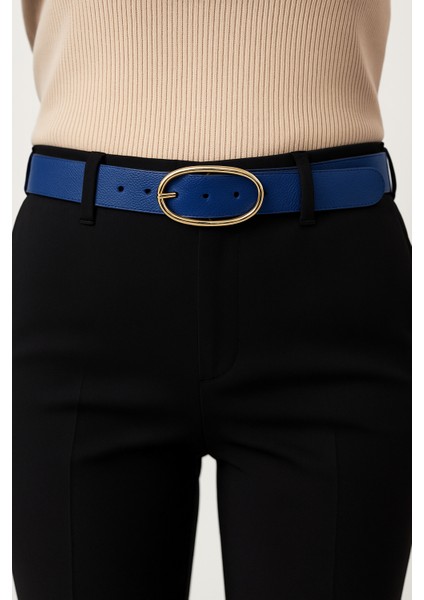 Oval Tokalı Deri Görünümlü Kadın Kemer fiyatları