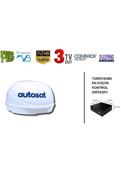 Mobil Uydu Tekne Yat Karavan