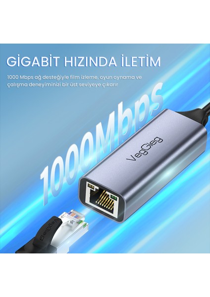 USB 3.0 Gigabit 1000Mbps RJ45 Ethernet Dönüştürücü Adaptör fiyatları