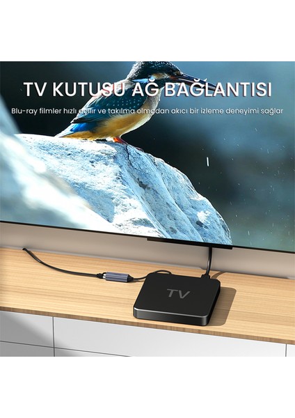 USB 3.0 Gigabit 1000Mbps RJ45 Ethernet Dönüştürücü Adaptör