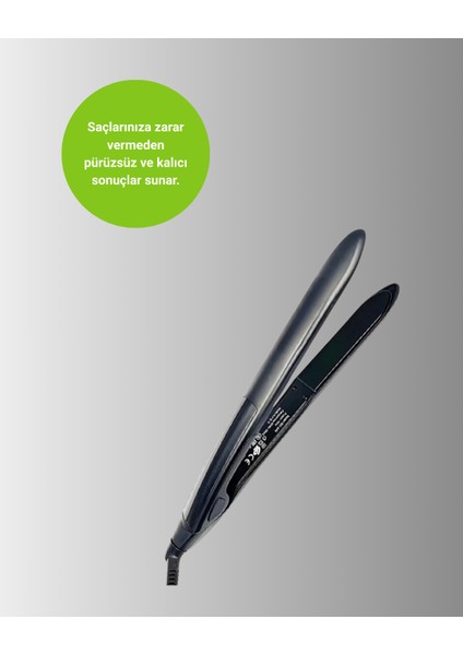profesyonel 2025 saç düzleştirici ısı ayarlı titanyum seramik plakalı - n777j927-m18 modelleri