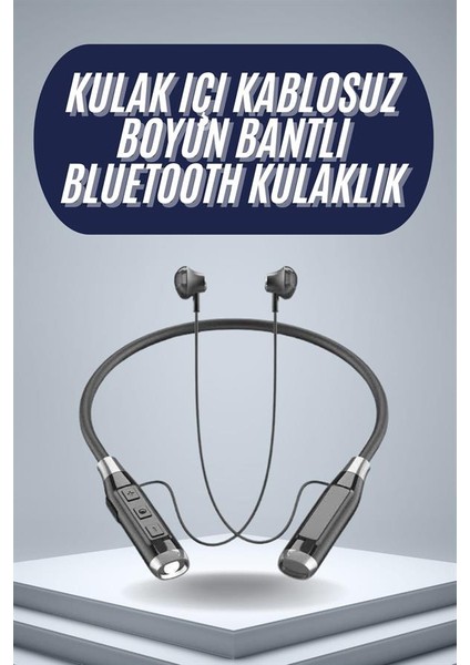 120 Saat Bluetooth Kulaklık Kablolu Boyun Askılı Sd Kart Girişli Anc Özellikli - N369J808-M183 fiyatları