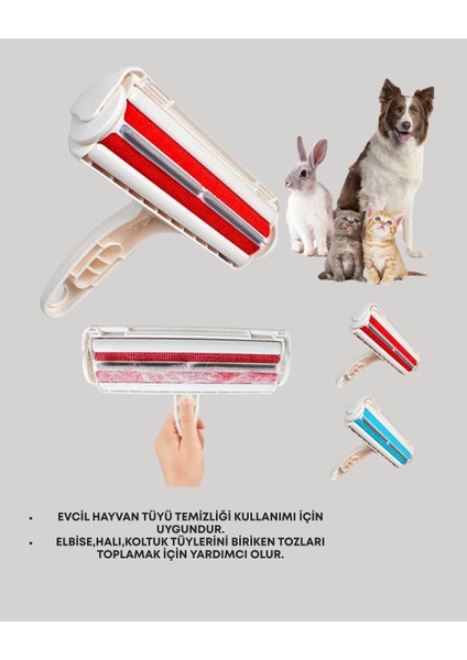 Evcil Hayvan Tüy Toplayıcı – Hazneli Pratik Temizlik Aparatı - M070R521-K15070 fiyatları
