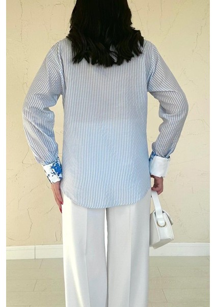 Mavi Garnili Gömlek fırsatları