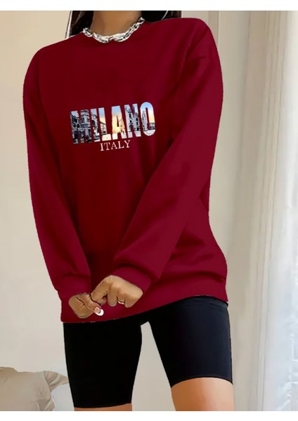 Kadın Uzun Kollu Bisiklet Yaka Desenli Viskon Iki Iplik Bluz fiyatları