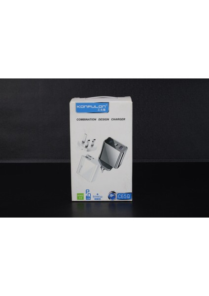 C65Q 18W Pd + Qc3.0 Hızlı Şarj Adaptörü | Çoklu Başlık (Us–uk–eu) | LCD Ekranlı | Universal Seyahat Şarj Cihazı fiyatları