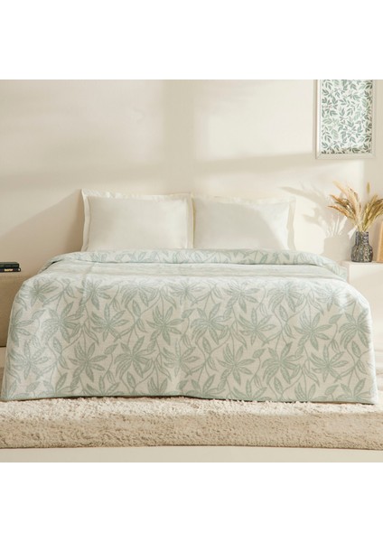 Layla Çift Kişilik Aktilik Battaniye Mint