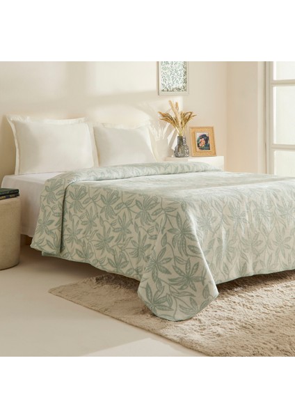 Layla Çift Kişilik Aktilik Battaniye Mint