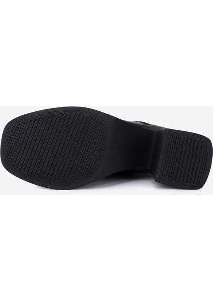 Kadın Hakiki Deri Siyah Topuklu Bot 51 86123 Bn Bot SK25-26 Sıyah Dr fırsatları