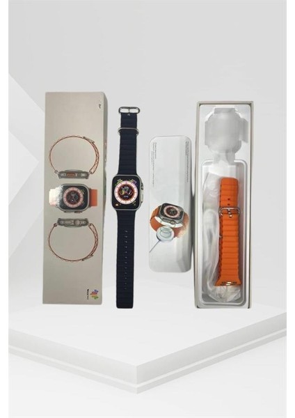 Yeni Nesil Akıllı Saat Android ve Ios Uyumlu 49 mm Nfc Özelliği Gps Takibi - M052K867-R89052 modelleri