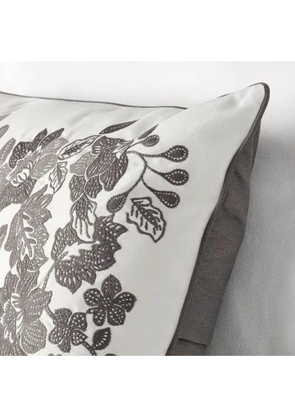 Skuggnava Kırlent Beyaz Gri 40 x 58 cm modelleri