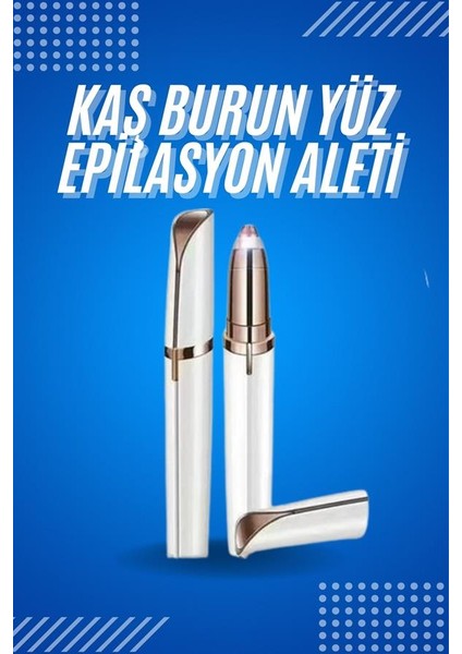 Tüy Kıl Alma Kaş Bıyık Unisex Yüz Bakım Epilasyon Aleti Pilli - A668H648-M73668 fiyatları