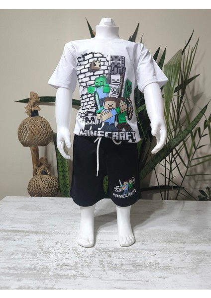 Erkek Çocuk Şortlu Takım, Minecraft indirimleri