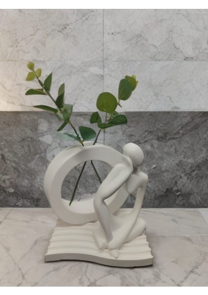 C62 Dekoratif Vazo ve Insan Figürü