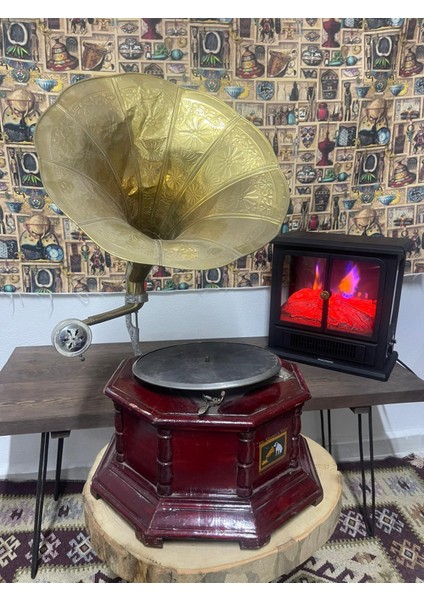 Antika Dekoratifgramafon