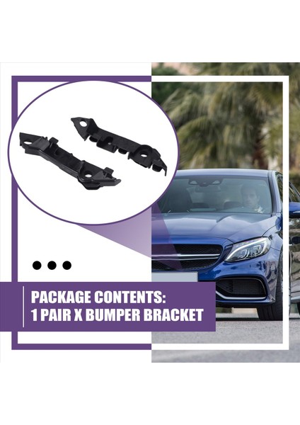 Mercedes Benz C Sınıfı W205 2014 Için 1 Çift Ön Tampon Rayı Braketi (Yurt Dışından) modelleri