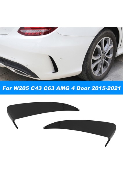 Mercedes Benz W205 C43 C63 Için Arka Tampon Spoyleri Havalandırma Kapağı Döşemesi (Yurt Dışından) indirimleri
