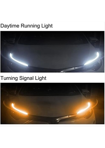 Kamyon Için LED Işık Çubuğu, Beyaz Dönüş Sinyali Sarı Işık, 24 Inç, 2 Adet (Yurt Dışından) modelleri