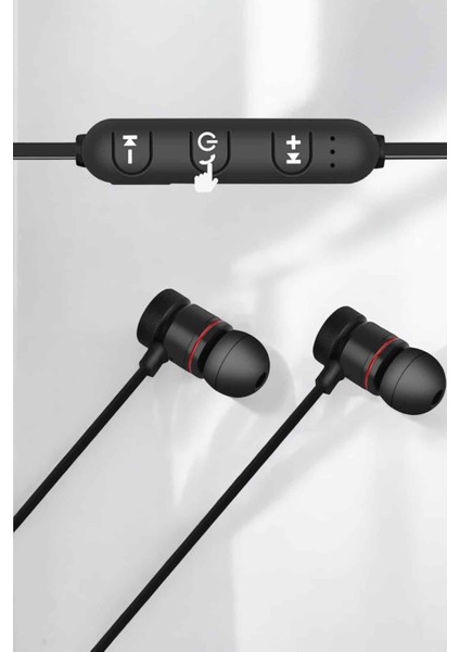 Kablolu Mıknatıslı Sport Kulaklık Bluetooth Bağlantılı - M502B015-N80502 fiyatları