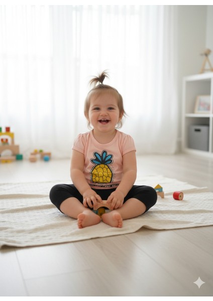 Kız Bebek Şortlu Takım modelleri