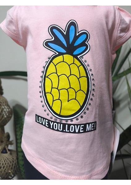 Kız Bebek Şortlu Takım