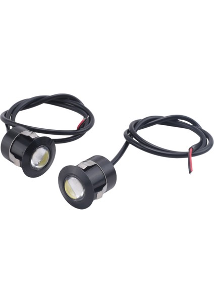 Adet LED Eagle Eye Yedek Işık Beyaz Işık 9W Siyah (Yurt Dışından)