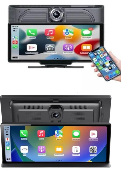 4K Ultra Araç Içi Ön ve Arka Kameralı Ekran Hd 2 Kameralı Torpido Üstü Araç - A829H885-M99 fırsatları