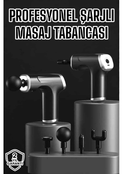 Masaj Aleti Masaj Tabancası Darbeli Şarjlı Kas ve Vücut Ağrıları Için - M399B785-N69399