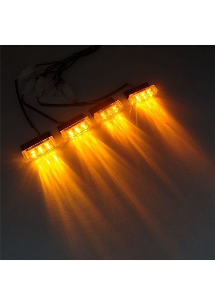 Tek Sürükleme Dört Flaş Işığı Sinyal Işıkları Araba LED Işıkları, Sarı Işık (Yurt Dışından) modelleri