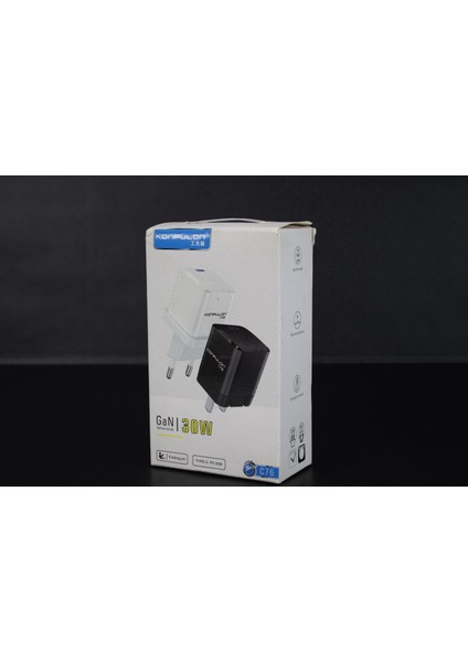 Gan 30W Type-C Pd Hızlı Şarj Adaptörü | Süper Hızlı Şarj, Kompakt Tasarım, Ev & Seyahat Için Uyumlu (C76)
