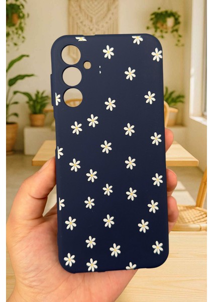 Samsung Galaxy A14 Uyumlu Mini Papatya Desenli Silikon Darbe Emici Klasik Korumalı Rubber Kılıf fiyatları