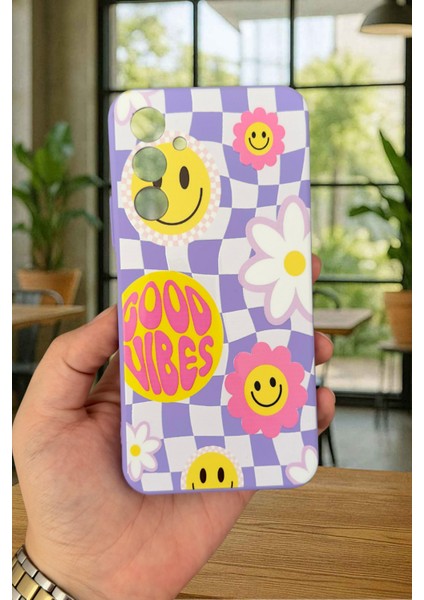 Samsung Galaxy A54 Uyumlu Good Vibes Silikon Darbe Emici Klasik Korumalı Rubber Kılıf fiyatları