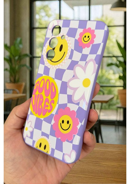 Samsung Galaxy A54 Uyumlu Good Vibes Silikon Darbe Emici Klasik Korumalı Rubber Kılıf fırsatları