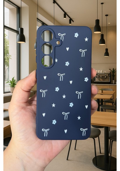 Samsung Galaxy M34 - Mini Fiyonk Desenli Silikon Darbe Emici Klasik Korumalı Rubber Kılıf fiyatları