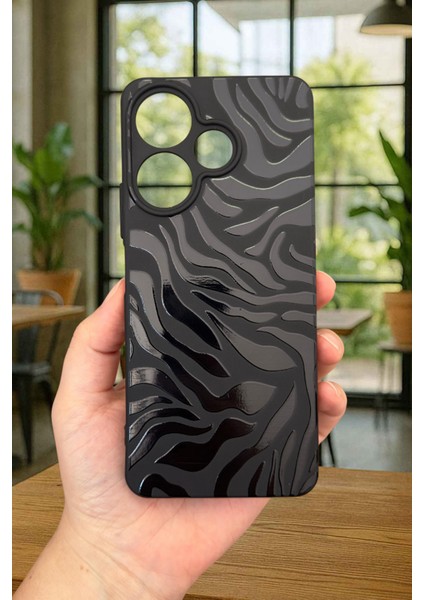 Xiaomi Redmi 13 4g Zebra Desenli Silikon Darbe Emici Klasik Korumalı Rubber Kılıf fiyatları