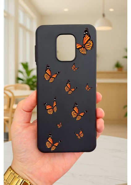 Xiaomi Redmi Note 9pro/9s Uyumlu Kelebek Desenli Silikon Darbe Emici Klasik Korumalı Rubber Kılıf fiyatları