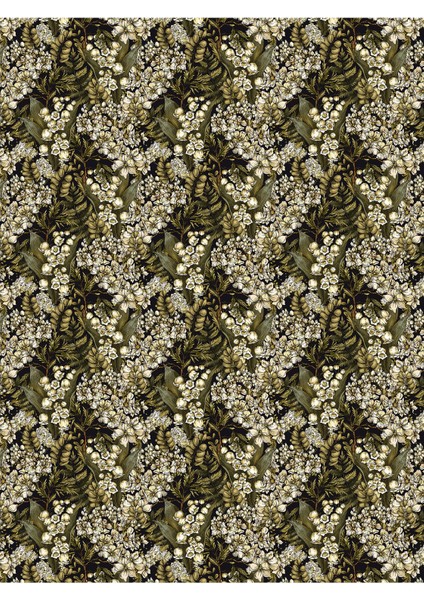 Lilyum ve Okaliptüs Duvar Kağıdı Isı ve Ses Yalıtımlı Yırtılmaz modelleri