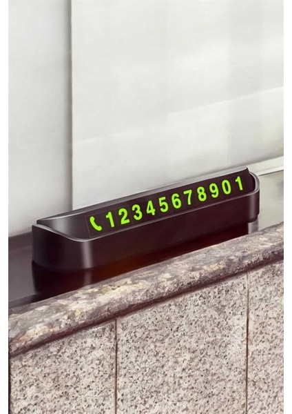 Numaralık Araç Içi Araba Araç Park Numaratör Telefon Numarası Yazma - M467R777-K06467