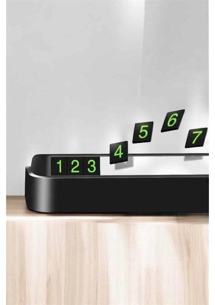 Numaralık Araç Içi Araba Araç Park Numaratör Telefon Numarası Yazma - M467R777-K06467 fırsatları