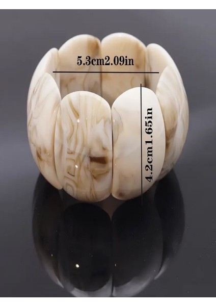 Zarif ve Sade Akrilik Boncuk Bileklik