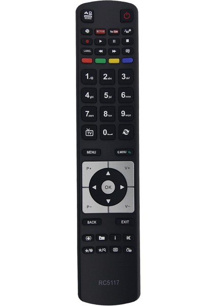 RC5117 Uzaktan Kumandayı Tv 50HYT62UH DLED32265HDCNTD Için Değiştirin (Yurt Dışından)