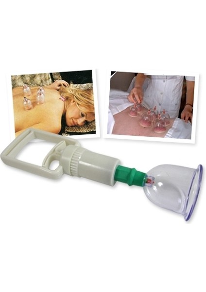 12 Parça Vakumlu Kuppa Seti + Hacamat Tek Iğneli Kalem - Evde Masaj ve Terapi 2li Set ZQ3L8F indirimleri