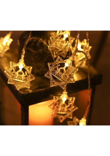 40 LED USB Ramazan Işık Dizisi Islami Işık Süslemeleri Ev Için Güçlendirilmiş Genişletilebilir, D (Yurt Dışından) fırsatları