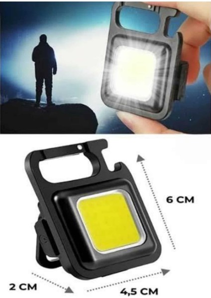 Mıknatıslı Parlak LED Işık 3 Fonksiyonlu Şarj Edilebilir Ledli Mini Taşınabi - T000G674-Z07 indirimleri