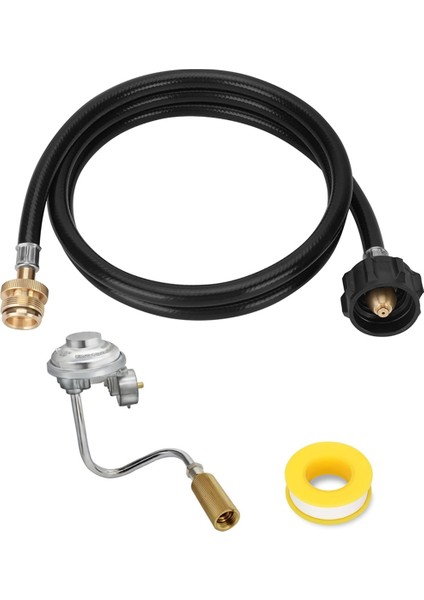 4 Feet Propan Adaptör Hortumu ile Coleman Roadtrip Izgara Için Izgara Regülatörü, Mükemmel Yedek C001, 5010000743 (Yurt Dışından)