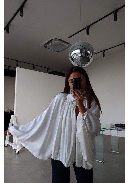 Yarasa Kol Önü Kısa Arkası Uzun Saten Ceket modelleri