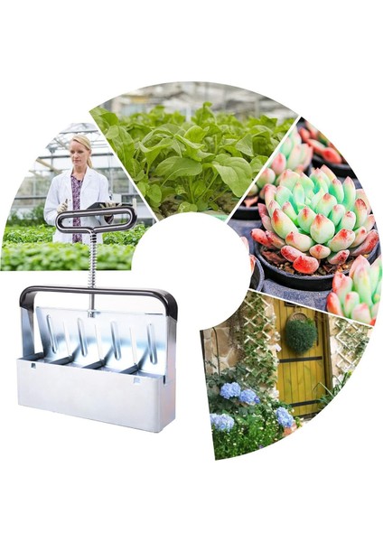 Toprak Bloker, 4pcs Hücre Toprak Blok Üreticisi, Rahat Saplı Tohum El Bloğu Üreticisi, Bahçe Engelleme Araçları (Yurt Dışından) modelleri