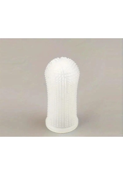 Köpek ve Kedi Parmak Diş Temizleme ve Bakım Fırçası Silikon- Beyaz fiyatları