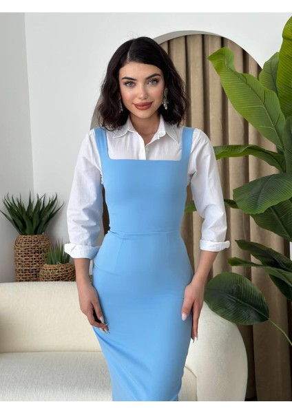 Martin Askılı Kalem Elbise